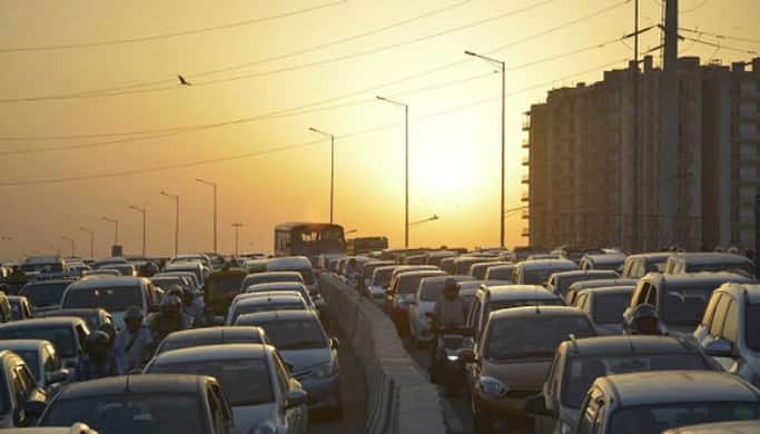 Traffic jam in Mumbai