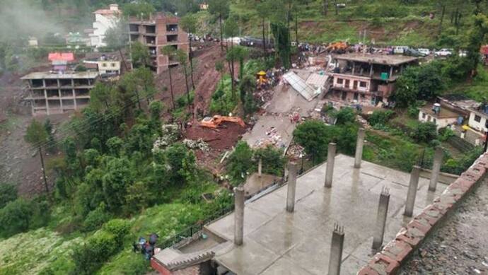 हिमाचल के सोलन में 4 मंजिला बिल्डिंग ढही, असम राइफल्स के जवानों सहित 14 की मौत