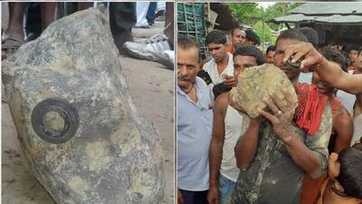 आसमान से टपका 15 किलो का रहस्यमयी पत्थर, बना दिया 6 फीट का गड्ढा