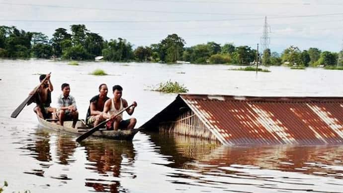 असम में बाढ़ का कहर जारी, मरने वालों की संख्या हुई 75