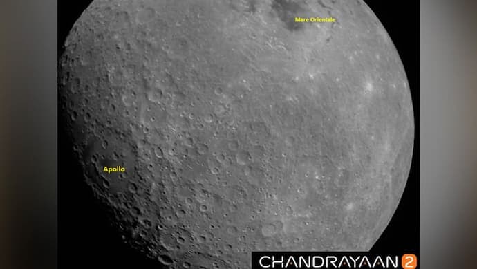 इसरो ने शेयर की 2650 Km दूर से चंद्रयान-2 द्वारा भेजी गई चांद की तस्वीर
