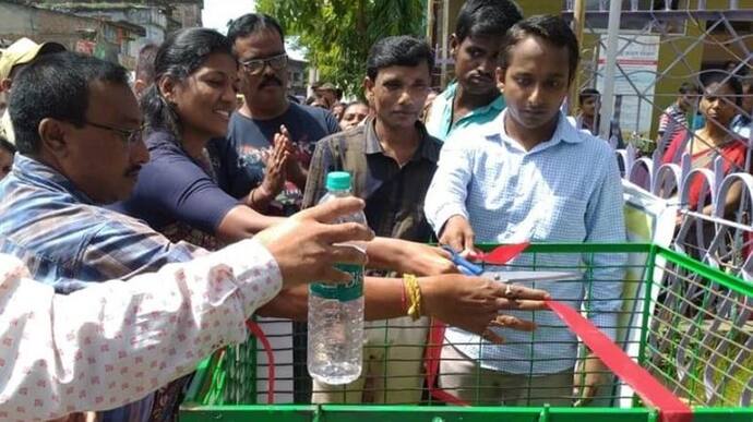 हैलाकांडी में सरकार ने खोला प्लास्टिक बैंक, सिंगल यूज वाला प्लास्टिक जमा करने पर मिलता है उपहार