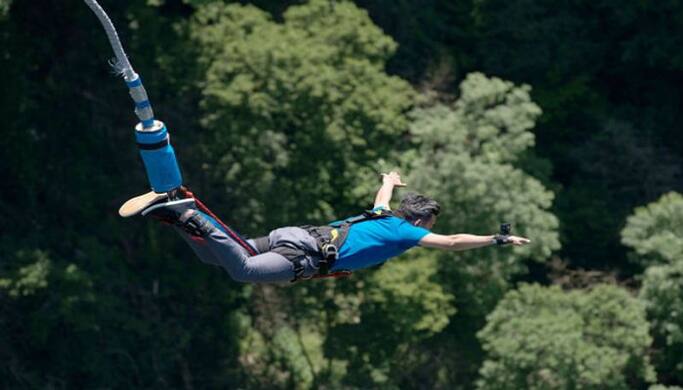 Image of a Bungee jumping