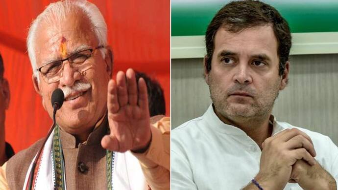 खट्टर ने राहुल गांधी को पप्पू कह उड़ाया मजाक, सोनिया पर भी की टिप्पणी