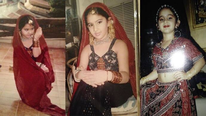 सारा अली खान ने शेयर की 19 साल पुरानी फोटो, लहंगा-चोली में ऐसी दिखतीं थीं सैफ की बेटी