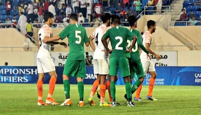 भारत सऊदी अरब से हारा,  AFC अंडर-19 चैम्पियनशिप क्वालीफिकेशन से बाहर