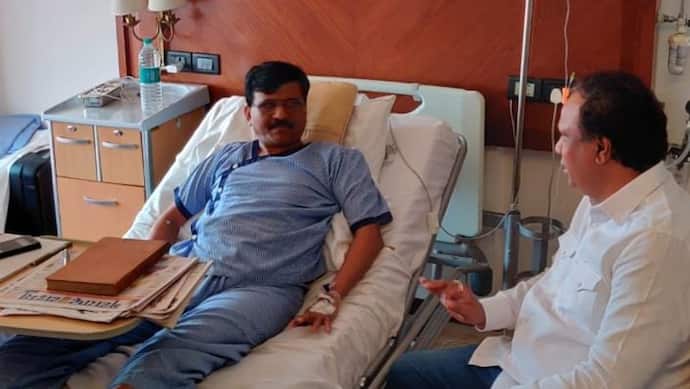 महाराष्ट्र में लग सकता है राष्ट्रपति शासन, इस बीच संजय राउत की अस्पताल में भर्ती होने की फोटो सामने आई