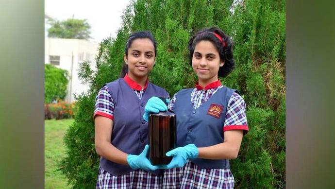 9वीं क्लास की दो छात्राओं ने दिखाया कमाल, टूटे हुए बालों की मदद से उगा रहीं गार्डन में सब्जियां
