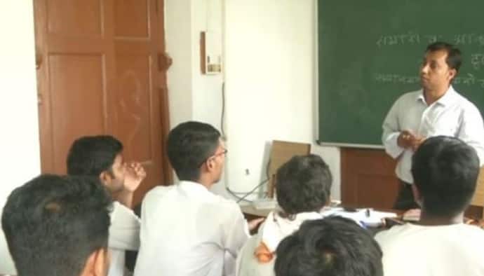 Two Muslim professors teach Sanskrit and Vendanta in a college at Howrah