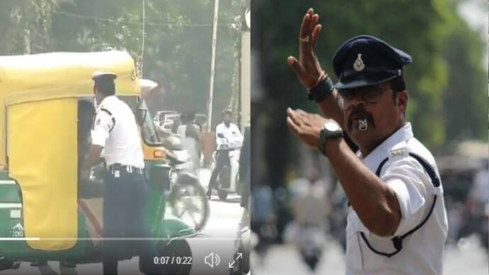 डांस करते हुए ट्रैफिक कंट्रोल करने के लिए फेमस पुलिसकर्मी ने की मारपीट, देखें वीडियो