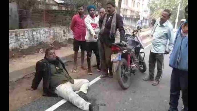 शराब के नशे में धुत पुलिसवाले ने किया हंगामा, CM एसपी को खुलेआम दी ऐसी धमकियां
