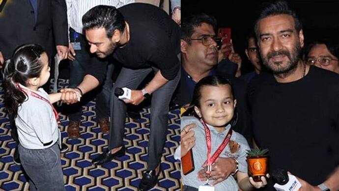 नहीं था इस बच्ची का एक हाथ फिर भी अपने पसंदीदा हीरो के लिए लाई तोहफा, देखकर खुश हो गए अजय देवगन