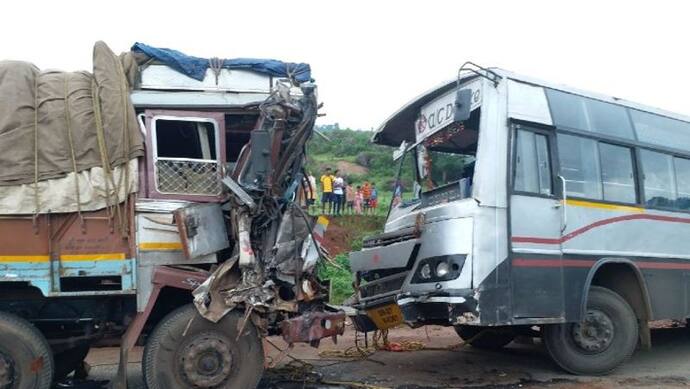 रायगढ़ में बड़ा हादसा, बस और ट्रक की हुई भिड़ंत