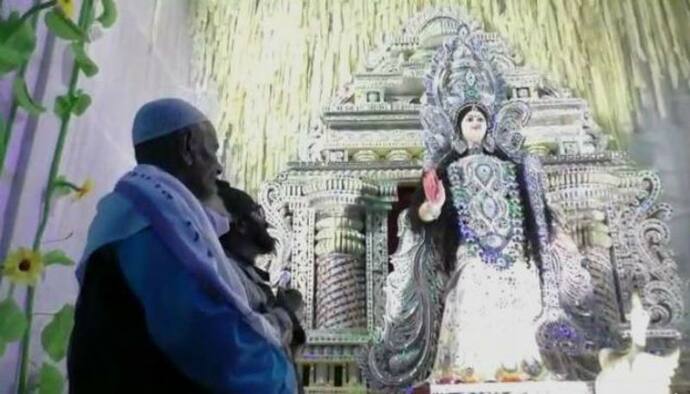 বাহরুদ্দিনের হাতেই সূচনা সরস্বতী পুজোর, সম্প্রীতির বার্তা দিল নন্দীগ্রাম