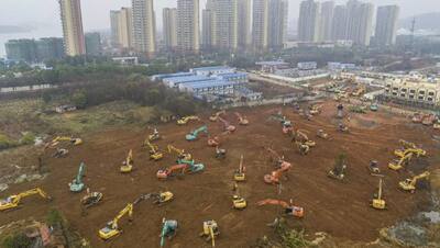 चीन ने 10 दिन में बना डाला 1 हजार बेड वाला हॉस्पिटल, अंदर से  दिखता है ऐसा