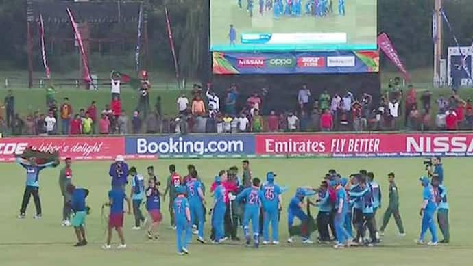 अंडर19 विश्व कप फाइनल के बाद की घटना के लिए  दो भारतीय, तीन बांग्लादेशी खिलाड़ियों पर आरोप