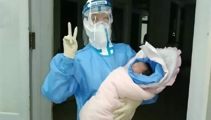चीन में कोरोना वायरस से पीड़ित महिला ने स्वस्थ बच्ची को दिया जन्म