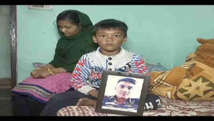 पुलवामा अटैक बरसीः फौजी बन देशसेवा करना चाहता शहीद रतन ठाकुर का पांच साल का बेटा