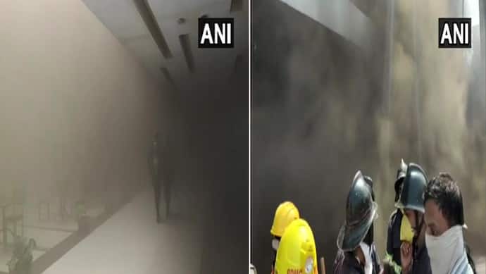 ठाणे के एक मॉल में लगी भीषण आग, दमकल की 20 गाड़ियों ने पाया काबू