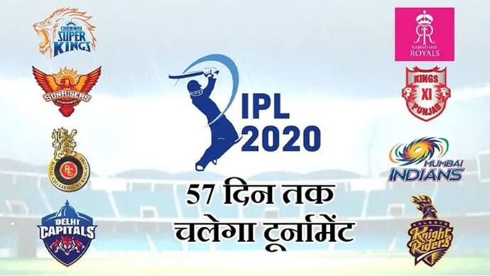 29 मार्च से शुरू होगा IPL 2020, सिर्फ छुट्टी वाले दिन ही खेले जाएंगे 2 मुकाबले , 57 दिन तक चलेगा टूर्नामेंट