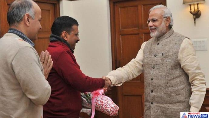 मुख्यमंत्री बनने पर मोदी ने केजरीवाल को दी बधाई, CM ने कहा धन्यवाद स