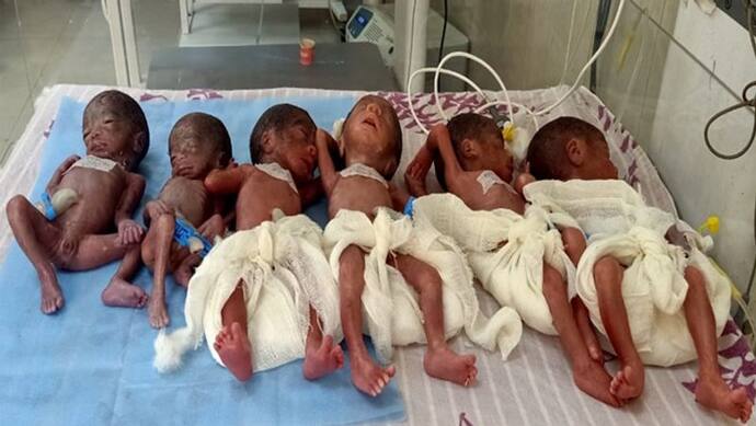23 साल की महिला ने दिया 6 बच्चों को जन्म, डिलीवरी में लगे 35 मिनट