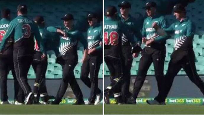 कोरोना के डर से आपस में भी हाथ नहीं मिला रहे खिलाड़ी, न्यूजीलैंड की टीम ने इस तरीके से मनाया विकेट का जश्न