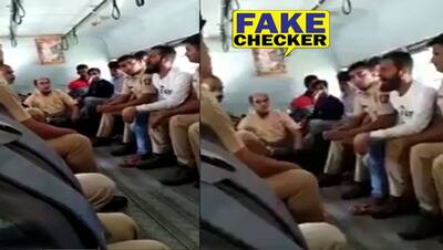 Fact Check. तब्लीगी जमात के शख्स ने गिरफ्तार होने के बाद हवलदार पर थूका, वायरल वीडियो का सच