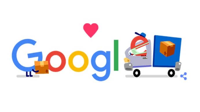Google ने Doodle बनाकर शिपिंग और डिलिवरी वर्कस को किया धन्यवाद