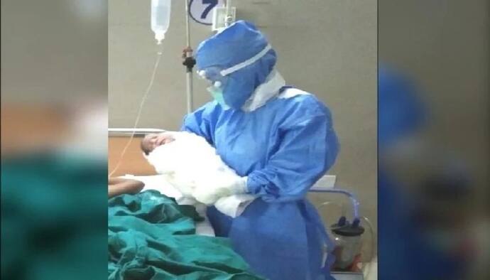 कोरोना पॉजिटिव महिला ने दिया बेटे को जन्म, जांच के लिए भेजा गया सैंपल, स्वस्थ है बच्चा
