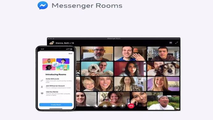 Facebook ने पेश किया धांसू फीचर, Messenger Rooms पर एक साथ 50 लोग कर सकेंगे वीडियो कॉल