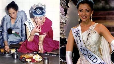 जब अमिताभ बच्चन की बहू ने मिस वर्ल्ड बनने के बाद मां के साथ जमीन पर बैठकर खाया था खाना, PHOTOS