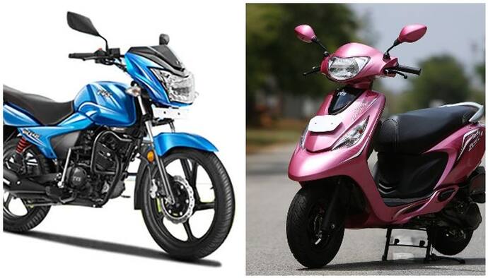 TVS Victor 110 And Scooty Zest 110
