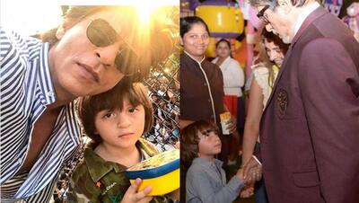 तो क्या इसलिए अमिताभ बच्चन को अपने पापा का पापा समझता है शाहरुख खान का 7 साल का बेटा अबराम