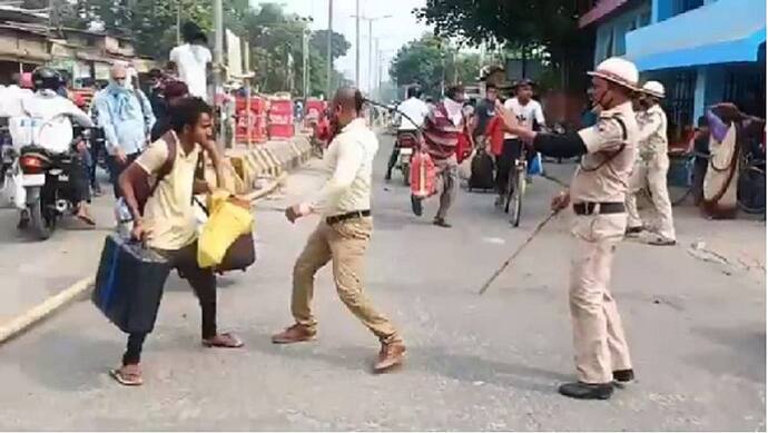 केरल से पहुंचे प्रवासी मजदूरों पर पुलिस ने किया लाठीचार्ज, मांग रहे थे एक-एक हजार रुपये