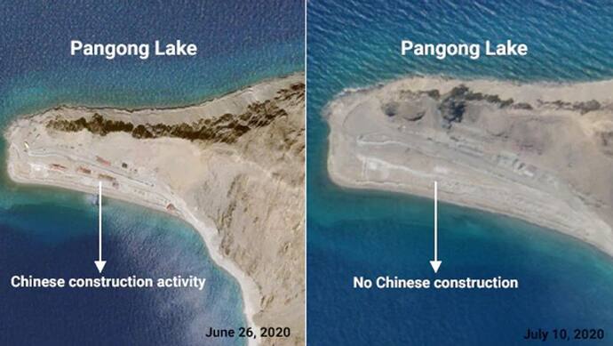 क्या गलवान के बाद पैंगोंग झील से भी पीछे हट रही चीनी सेना? सैटेलाइट तस्वीरों से हुआ ये खुलासा
