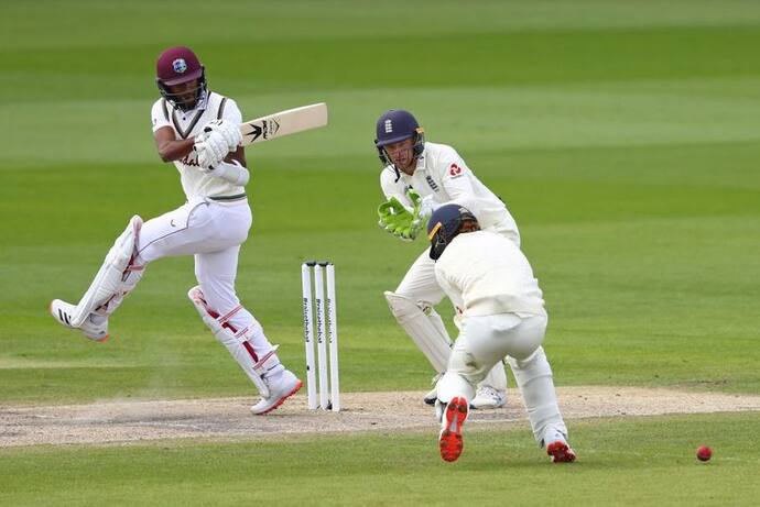 ENG vs WI: इंग्लैंड के पहाड़ से स्कोर के जवाब में वेस्टइंडीज का दमदार पलटवार, दो बल्लेबाजों ने ठोके शतक