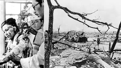 PHOTOS: जब अमेरिका ने जापान के हिरोशिमा-नागासाकी पर गिराया था परमाणु बम..बादलों से होने लगी थी 'काली बारिश'