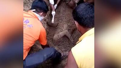 जयपुर बारिश की दर्दभरी कहानियां: 5 फीट नीचे मिट्‌टी में दफन मिला शव, तो कहीं 3 दिन से नहीं मिला खाना