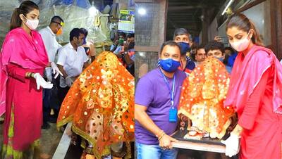 PHOTOS: गणपति बप्पा को घर लाईं शिल्पा शेट्टी, बॉलीवुड में शुरू हुई 10 दिनी गणेशोत्सव की धूम