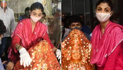 शिल्पा शेट्टी के घर आए गणपति बप्पा, बेटी के साथ की पहली पूजा, इन स्टार्स ने भी किया स्वागत