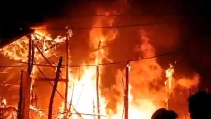 लखनऊ के ऐशबाग में लगी भीषण आग, आधी रात धमाकों से दहला पूरा इलाका; कई घंटो के बाद पाया गया काबू