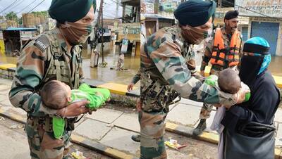 हैदराबाद में आई बाढ़ के दौरान फरिश्ता बने भारतीय सैनिक, लोगों ने कहा- यही रियल लाइफ हीरो