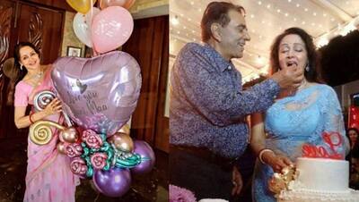 पत्नी का जन्मदिन मनाने फॉर्महाउस से हेमा मालिनी के घर पहुंचे 84 साल के धर्मेंद्र, अपने हाथों से खिलाया केक