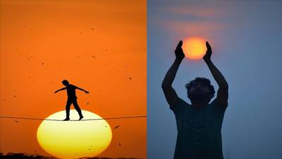 शख्स ने ढलते सूरज के साथ खेला ऐसा खेल, दुनिया में मशहूर हो गया ये भारतीय फोटोग्राफर