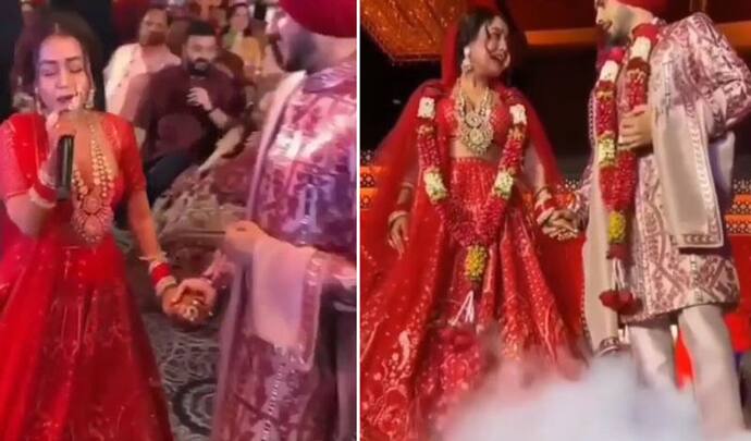 नेहा कक्कड़ ने अपनी शादी में पति को इंप्रेस करने के लिए गाया रोमांटिक सॉन्ग, जमकर किया डांस भी