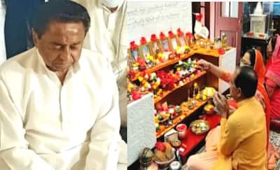 MP उपचुनाव: CM शिवराज ने घर में की पूजा तो कमलनाथ पहुंचे मंदिर, सत्ता के लिए यूं दरबार लगा रहे नेता