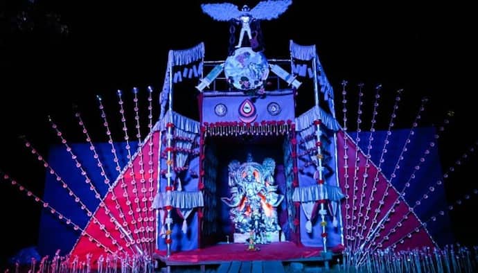 KaliPuja 2021-বিমলম্বা মন্দিরের আদলে বিগ বাজেটের ৯০ ফুটের কালীপুজো মন্ডপ