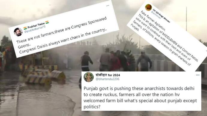 ये किसान नहीं, कांग्रेस के भेजे गुंडे हैं...दिल्ली मार्च को लेकर सोशल मीडिया पर ऐसे निकाला गुस्सा
