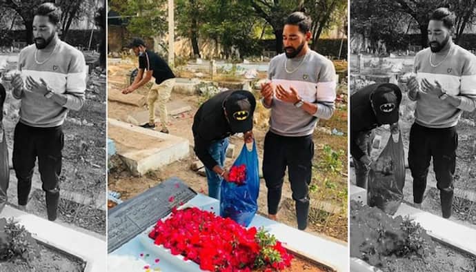 आस्ट्रेलिया को सीरीज हराने के बाद जब घर लौटे मोहम्मद सिराज, पिता की कब्र पर जाकर भावुक हुए